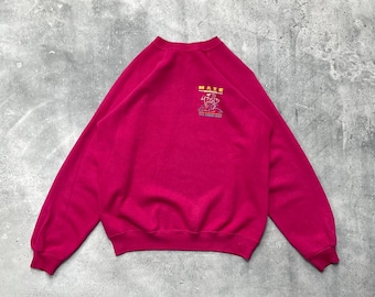 Vintage Maze Frankie Beverly UK Tour-sweater 1985 – roze maat M