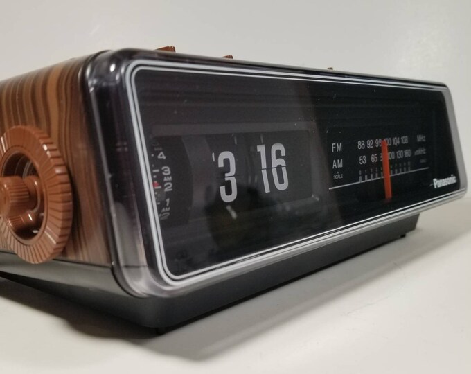 Vintage Panasonic Flip Clock Radio Alarm Model Retro RC 6035 Working Groundhog Day Etsy