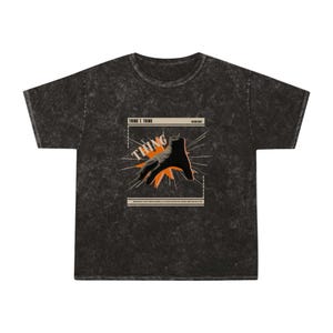Unisex Mineral Wash Tee - Vintage Style T-Shirt - Wednesday - Thing.T.Thing