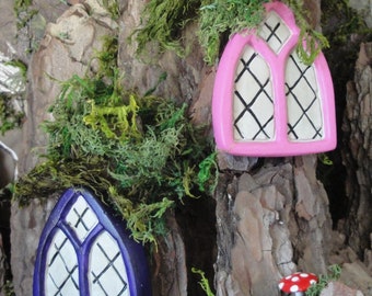 Fairy Garden Latticed window - to go with your Fairy Door - Extra windows for your Fairy Door All colours Size 2.25" wide x 2.75" Long.