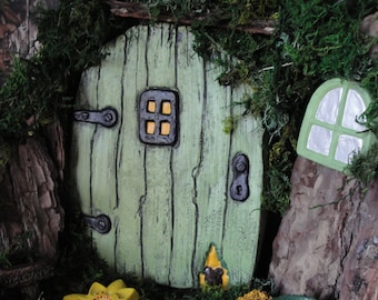 Fairy Door, Extra large fairy door, Fairy Door for Tree, Fairy doors and windows, Fairy garden set, unique garden decor, home and garden