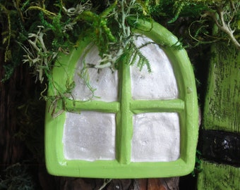 Medium size Fairy Window. Any colour. Concrete Hand cast - Durable for outside.