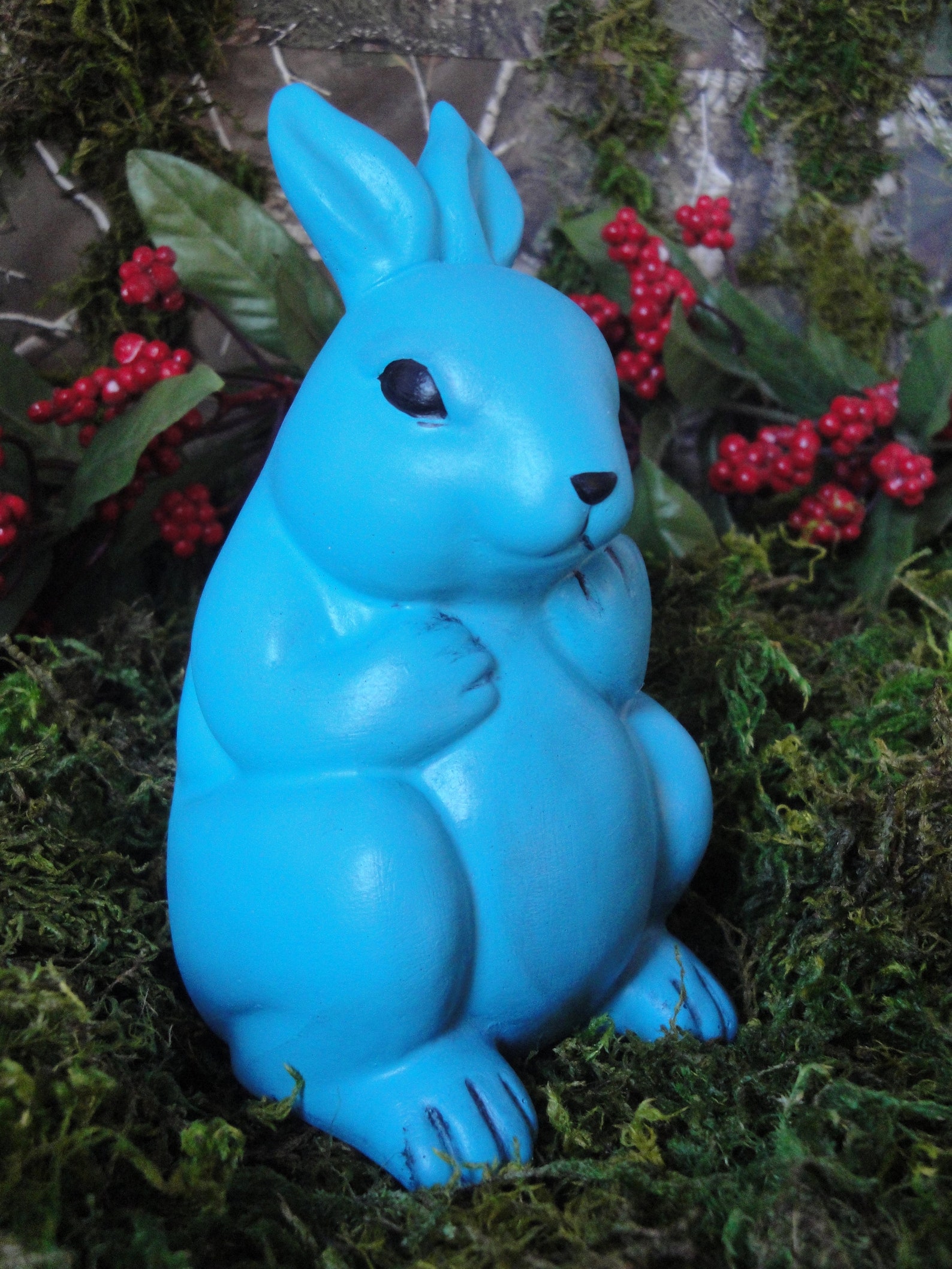 Rabbit Sculpture Rabbit for Nursery Rabbit Garden Statue Etsy
