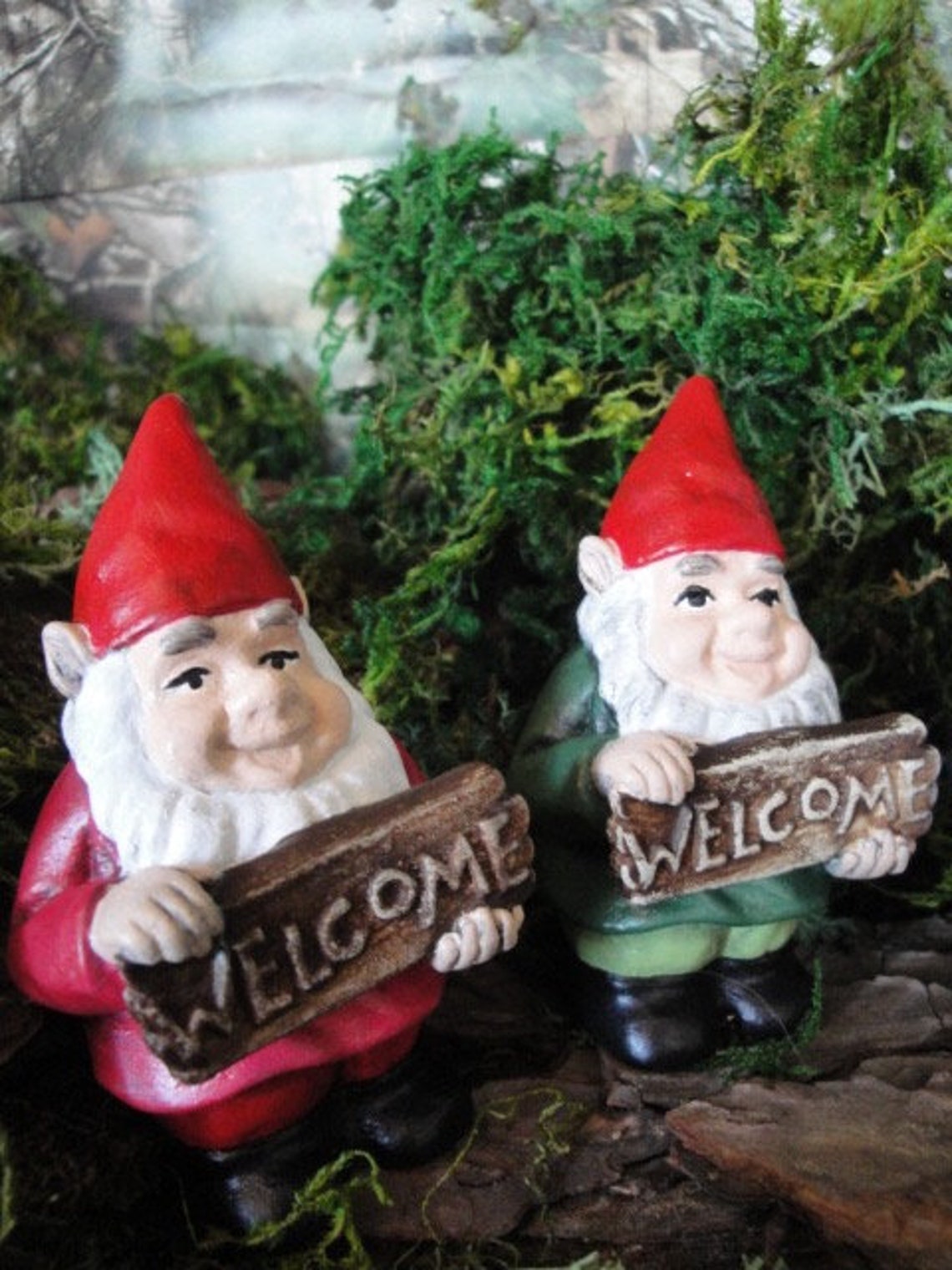 Small Garden Gnome for Miniature Gardens for Sale Hand casted Etsy