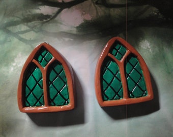 Fairy Garden Latticed window - to go with your Fairy Door - Extra windows for your Fairy Door All colours Size 2.25" wide x 2.75" Long.