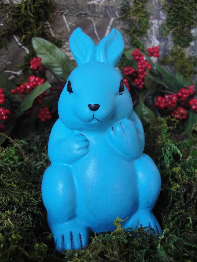 Rabbit Sculpture Rabbit for Nursery Rabbit Garden Statue Etsy