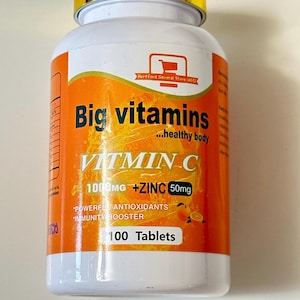Vitamin C 1000mg with Zinc 50mg | 100 Caplets