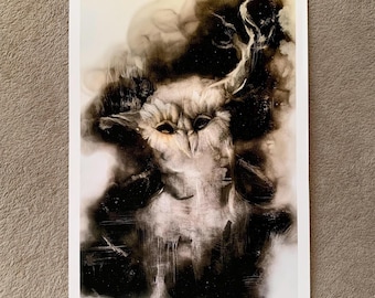 El Prisionero I - Lámina de edición limitada en formato A4 – Obra original firmada y numerada a mano | Solo 30 copias