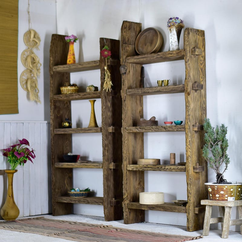 Rustic Bar Bookcase Rustic Bookcase - Etsy
