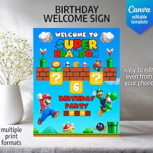 Mario party welcome - Etsy 日本
