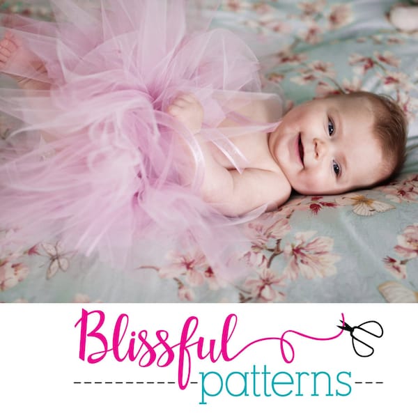 No Sew TUTU PDF Tutorial Pattern  - Ribbons and Tulle to create your own BlissfulPatterns Princess