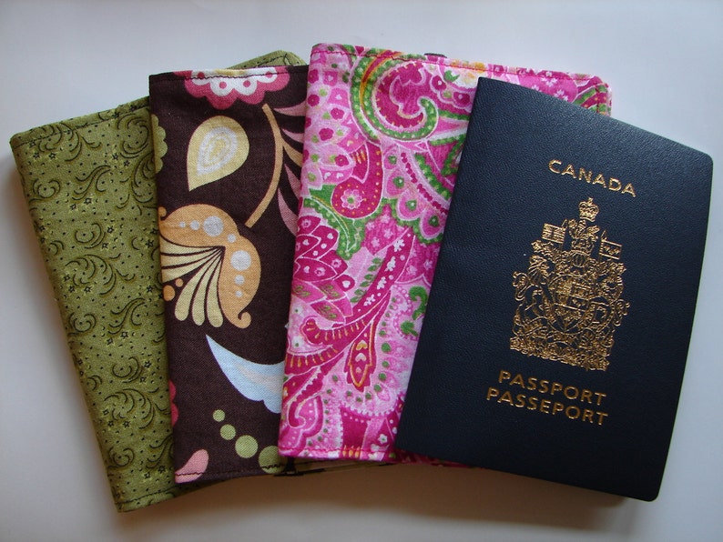 2 Pattern Bundle Passport Holder & Tissue Holder PDF Sewing Patterns INSTANT DOWNLOAD by BlissfulPatterns image 2