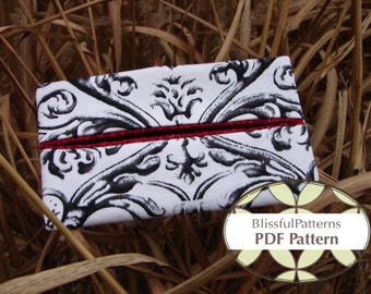 Tissue Holder PDF SEWING PATTERN - Easy to Sew - Instant Download by Blissfulpatterns