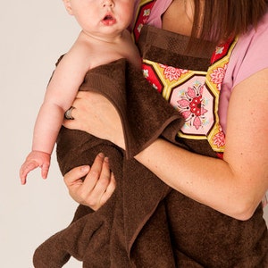 Baby Bath Apron Towel and Mitt PDF SEWING PATTERN Instant Download By BlissfulPatterns image 4