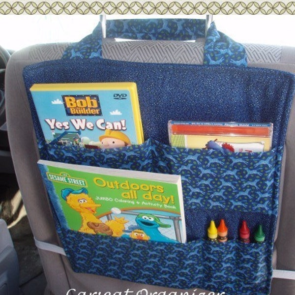 Car Seat Organizer - PDF Sewing Pattern -Free Shipping - By Blissful Patterns