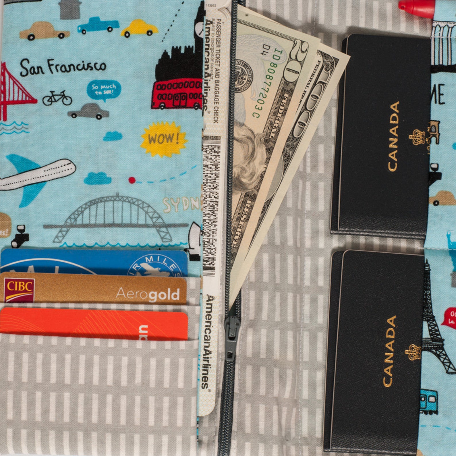 Family Size Passport Travel Holder PDF SEWING PATTERN Holds Etsy