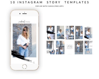 Blogger Instagram Stories Template, Instagram Story Templates, Insta Stories Templates, Editable IG Stories, Canva Templates for Instagram