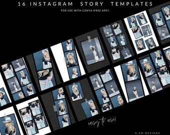 Instagram Stories Template, Blogger Instagram Story Templates, Insta Stories Templates, Editable IG Stories, Canva Templates for Instagram