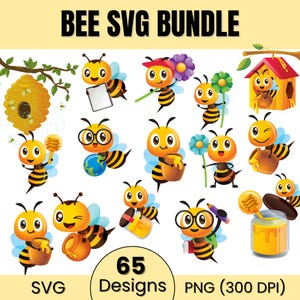 Bee Svg bundel, Bee Hive Svg, honingraat Svg, Bee Clipart, Queen Bee Svg, Honey Bee Svg, schattige bij Svg, Instant download, bee alfabetten