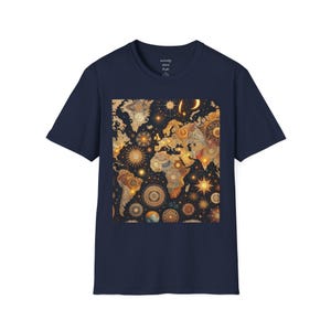 Cadeau voor hem, T-shirt kosmisch avontuur, T-shirt ruimteliefhebber, grafisch astronautenshirt, universumcadeau, astrologiekleding, verjaardagscadeau, vriendje