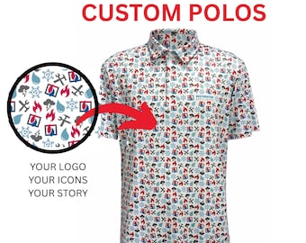 Custom Sublimation Polo Shirts | Business Uniforms, Team Apparel, Corporate Golf Polos
