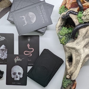 Uitverkoop Obsidian Oracle Deck the Black Edition
