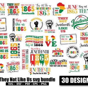 Juneteenth SVG PNG Bundle, Black History Month, celebrate 1865, we are black history, Black king nutrition svg,1865 svg,Celebrate Juneteenth