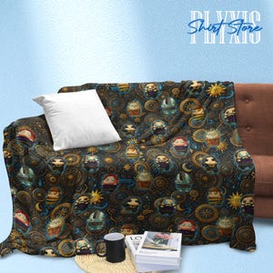 Obscur Expedition 33 Blanket Video Game Aloha Blanket, Gamer Vacation, Unisex Party Decor- Gift for Gamers