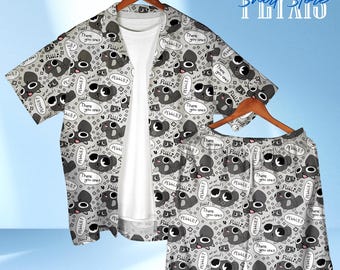 Pebble Hawaiian Shirt: Dandy's World Aloha Shirt, Gamer Fan Gift