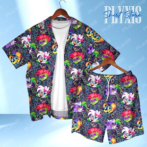 Camisa hawaiana de FNAF, camiseta unisex de Springtrap, regalo para gamers, ropa de videojuegos, merchandising para fans.