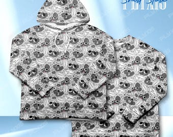 Pebble Cute Hoodie Sweatshirt, Cute Dandy Gamer Sweatshirt Gaming Apparel, Cozy Game Gifts