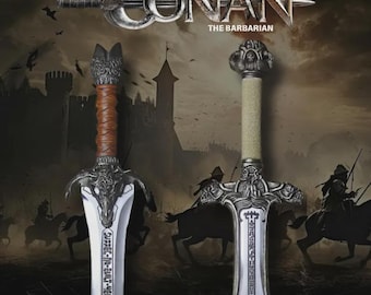 New Pair of CONAN THE BARBARIAN Handmade Atlantean Sword | Stainless Steel Sword | Handmade Sword | Christmas Gift