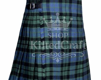 Kilt écossais ancien en tartan Mackay fait main : vêtements pour hommes des Highlands