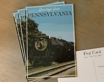 Pennsylvania USA State Postcard