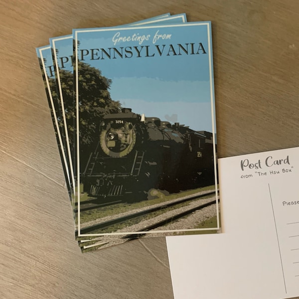 Pennsylvania USA State Postcard