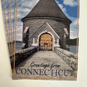 Connecticut USA State Postcard