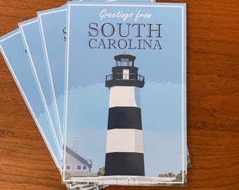 South Carolina USA State Postcard