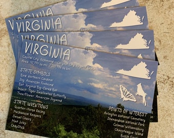 Postal del estado de Virginia, EE. UU.