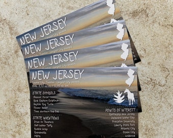 New Jersey USA State Postcard
