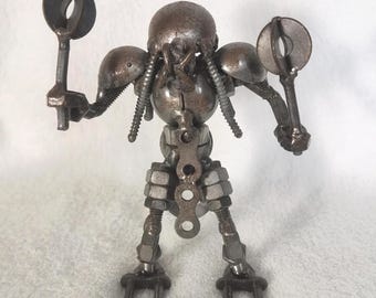 エイリアン　プレデター　金属アート エイリアン プレデター 金属アート Predator scrap metal art