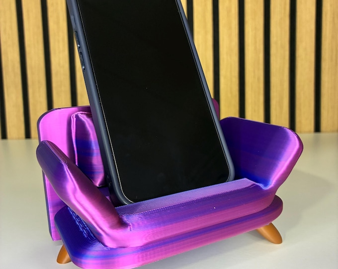 Cell Phone Stand Decoration - 3D Printed Smartphone Holder | Perfect Gift Idea for Desk