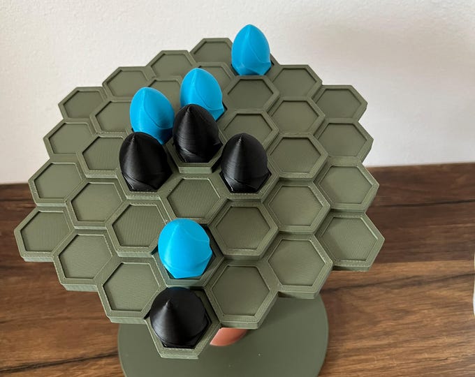 Bonsai-style balance game – 3D-printed PLA skill game – Zen decoration & Montessori toy – Handmade design
