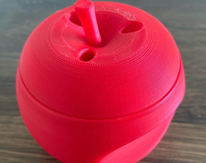 3D-printed apple-shaped fruit fly trap – effective & reusable fruit fly trap