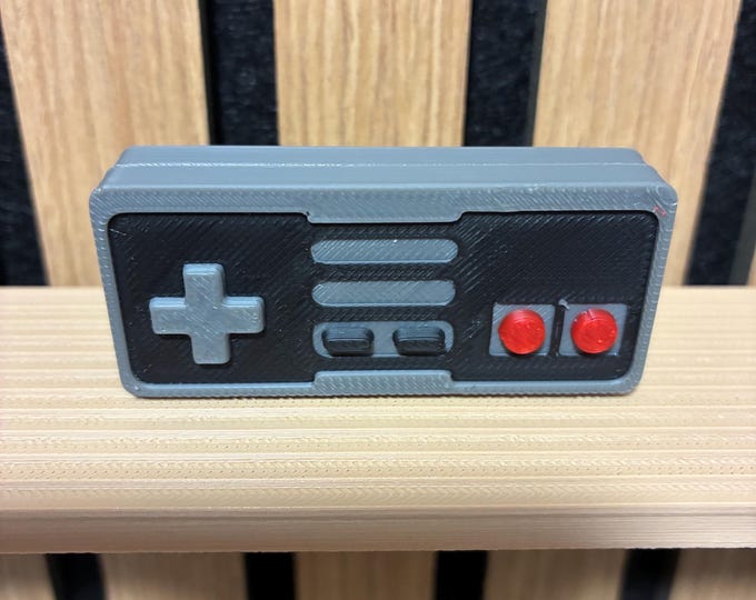3D Printed NES Controller Sliding Fidget Toy | Retro Gaming Design | Stress Relief & Concentration Aid for ADHD and Autism