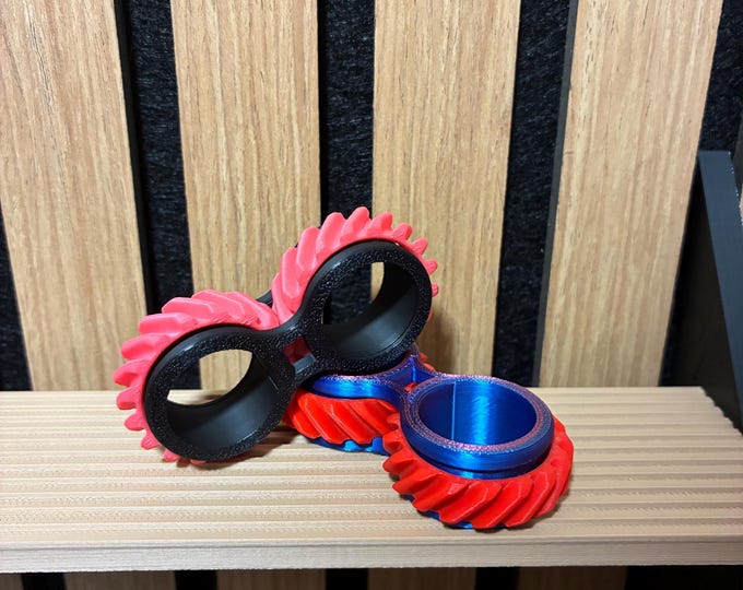 3D-Printed Fidget Toy Gears | Anti-Stress Gadget | Customizable Fidget Gear | Office Toy for Concentration & Relaxation
