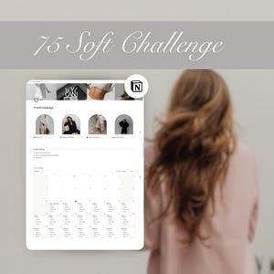 75 Day Soft Life Planner: Notion Template, Habit Tracker
