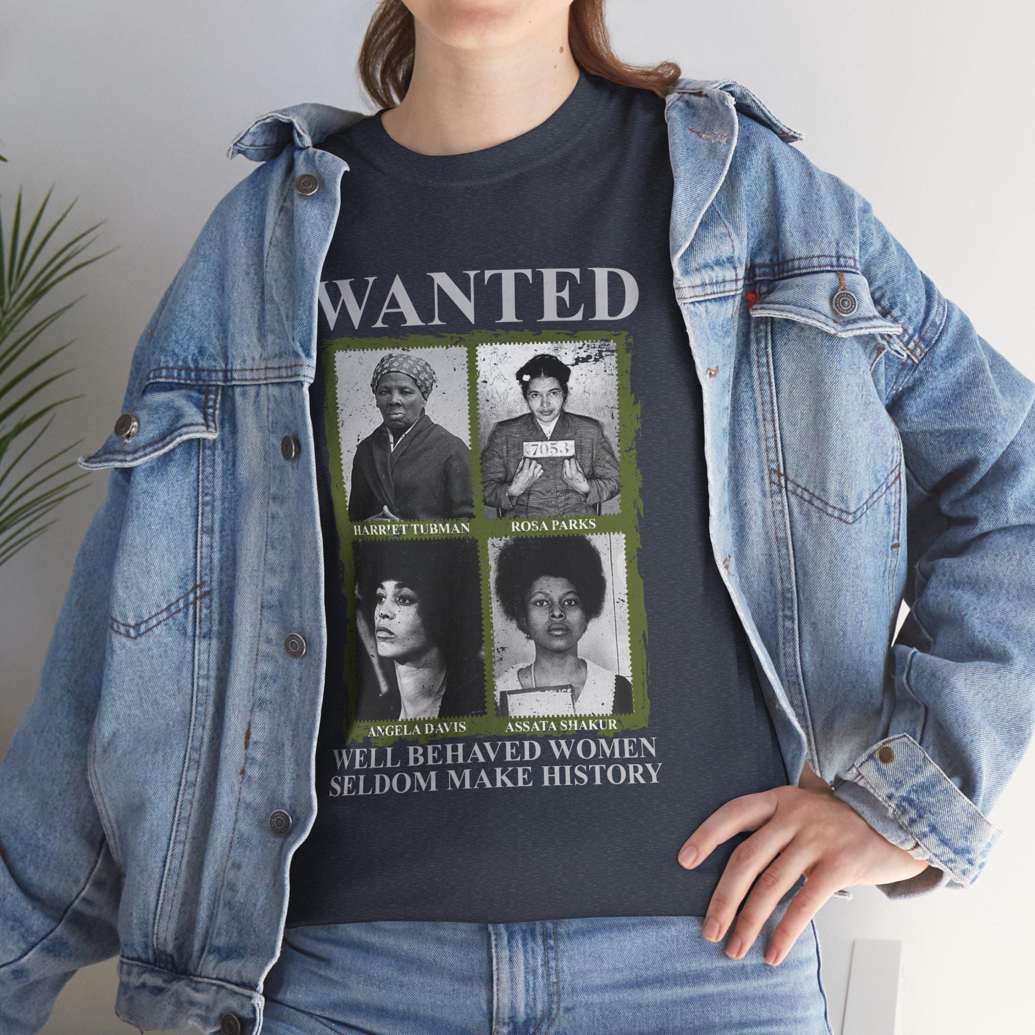 Black Women History T Shirt, Civil Rights Activist Tee, Feminist Tshirt, African American Women Empowerment Top, Historical Figure Shirt