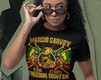 Marcus Garvey T-Shirt, Black History Freedom Fighter Tee