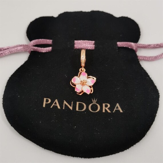 HOT Pandora Sakura Charm Pandora Blossom Charm Pandora