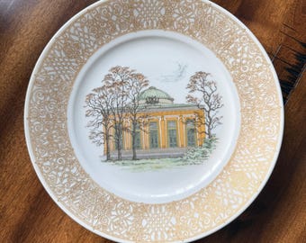 Royal Copenhagen Portraits of Old Copenhagen No 2 Thorvaldsen Museum Plate 1977